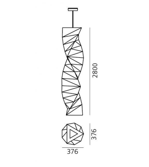 Tatsuno‐Otoshigo Artemide Lampada a Sospensione
