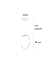 Uovo Fontana Arte Pendant Lamp