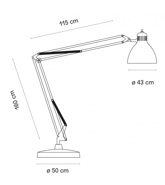 Naska XL Outdoor Fontana Arte Stehleuchte