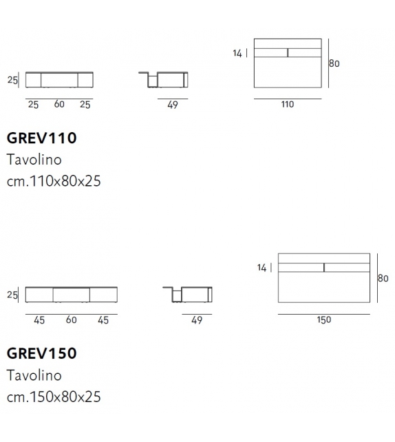 Grek Living Divani Coffee Table