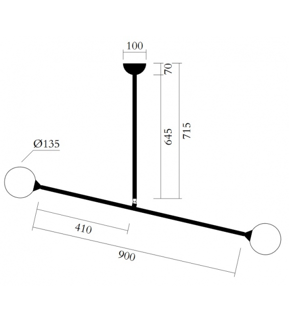 Two Spheres Atelier Areti Lampada a Sospensione