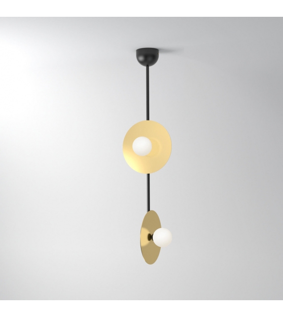 Disc and Sphere Vertical 2 Atelier Areti Lámpara De Suspensión