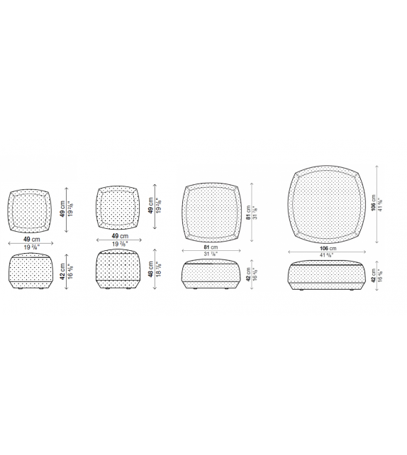 Brioni Up Kristalia Puf