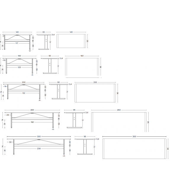 Passerelle Hay Table