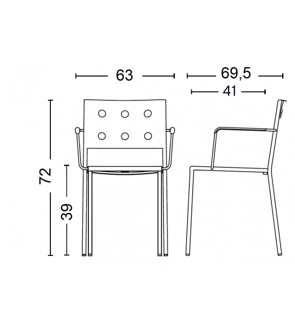 Balcony Hay Lounge Sessel