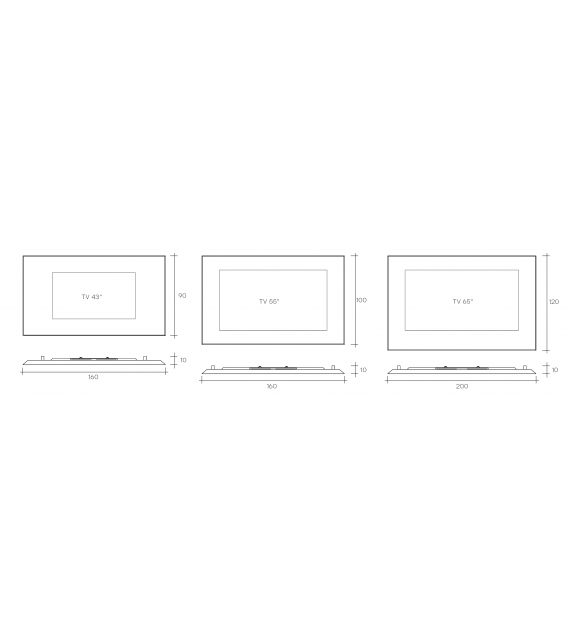 Mirage TV Specchio Fiam