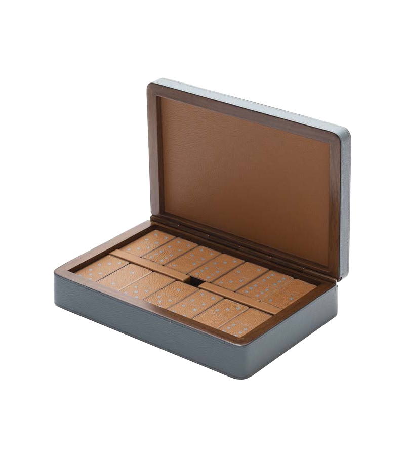 Domino Wooden Box Poltrona Frau Holzbox für Dominosteine
