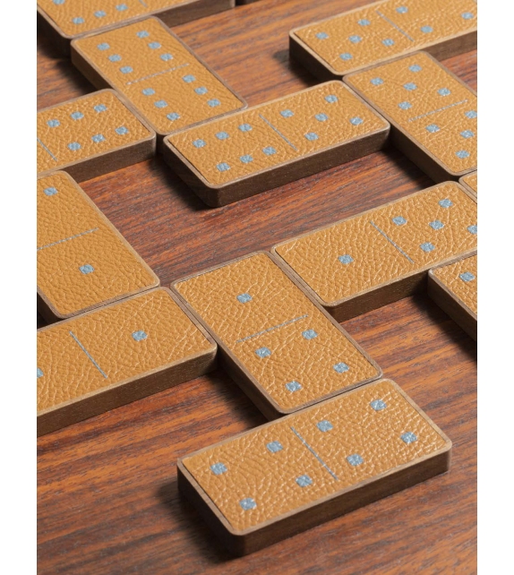 Domino Wooden Box Poltrona Frau Caja de Madera para Dominó