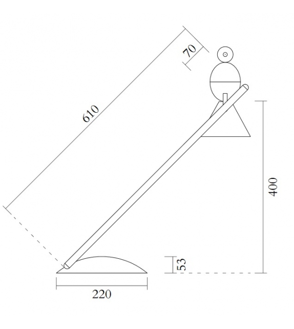Alouette Slanted Atelier Areti Lampada da Tavolo