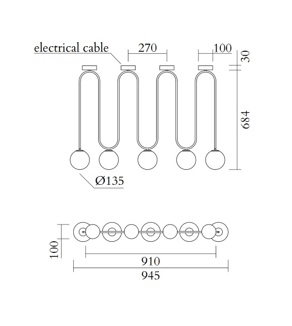 Motive Atelier Areti Lampadario a Sospensione