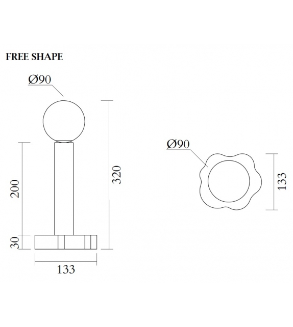 Outlines Atelier Areti Lampe de Table