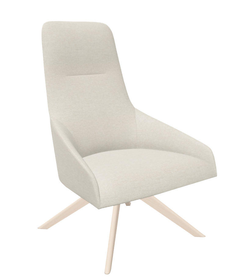 Alya Beech Lounge Chair Andreu World