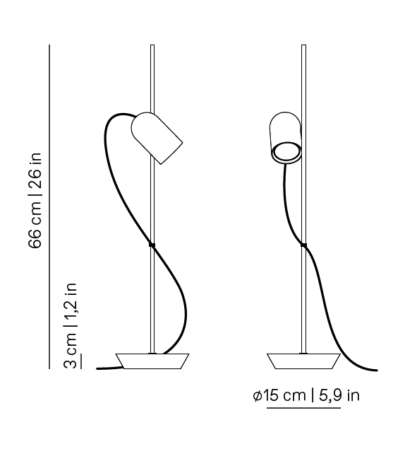 Prêt pour l'expédition - Onfa Nomon Lampe de Table