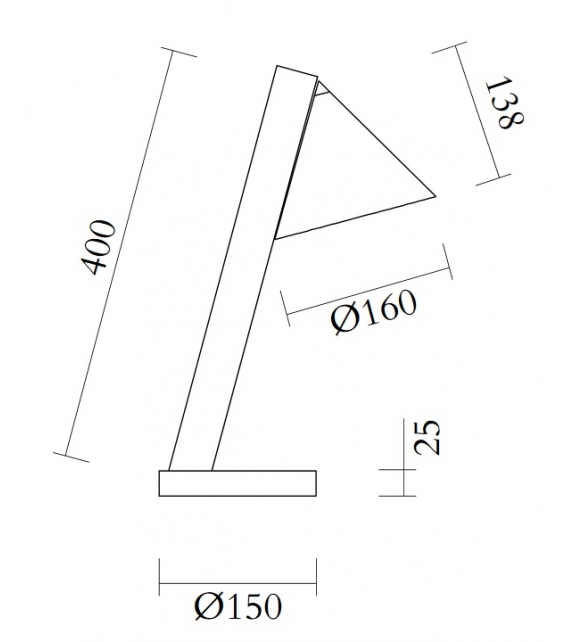 Tube With Globes and Cones Atelier Areti Lampada da Tavolo