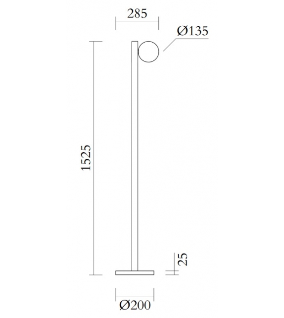 Tube With Globes and Cones Atelier Areti Floor Lamp