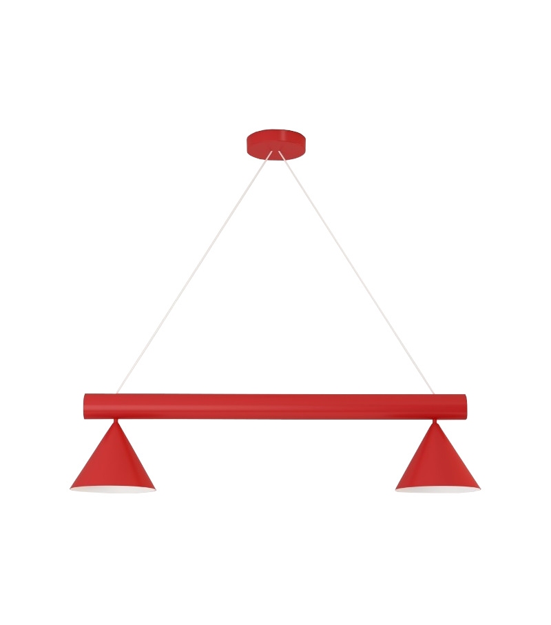 Tube With Globes and Cones Atelier Areti Pendant Lamp