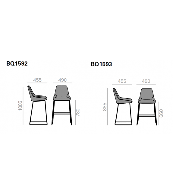 Alya Andreu World Hocker mit Kufengestell