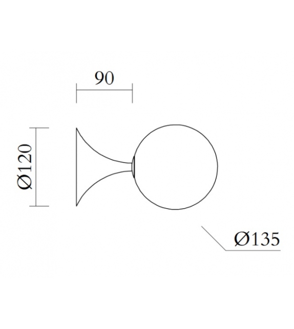 Asymptote Atelier Areti Wall Lamp
