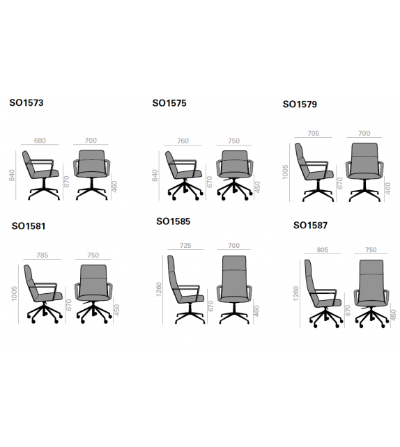 Capri Executive Andreu World Fauteuil
