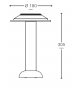PL2 Sowden Lampe de Table Portative