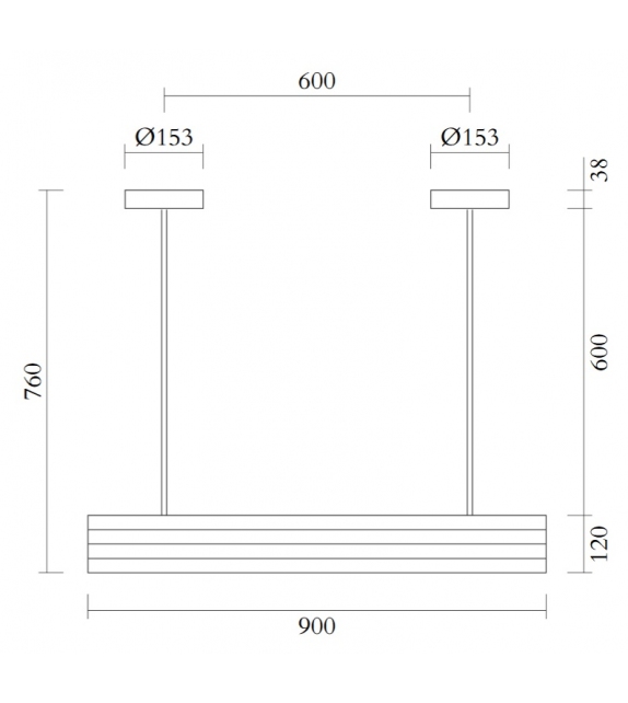 Parallel Tubes Atelier Areti Suspension