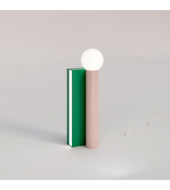 Tube and Rectangle Atelier Areti Table Lamp