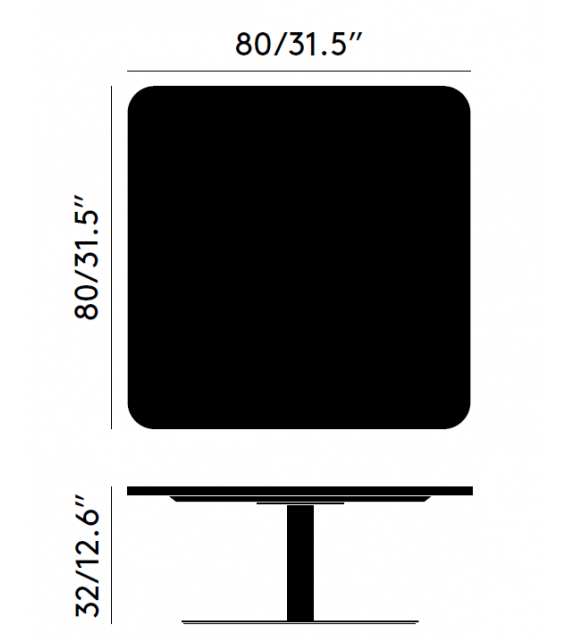 Flash Tom Dixon Table Basse Carrée