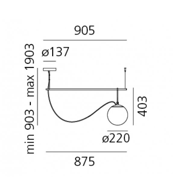 NH S2 22 Artemide Suspension