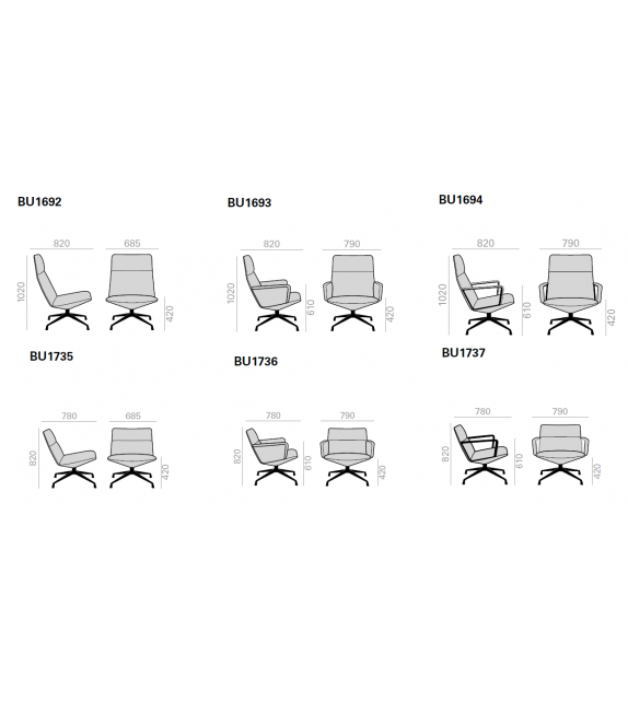 Capri Lounge Chair Andreu World