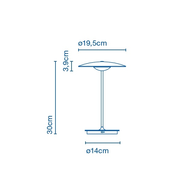 Ginger 20 M Marset Lampe de Table
