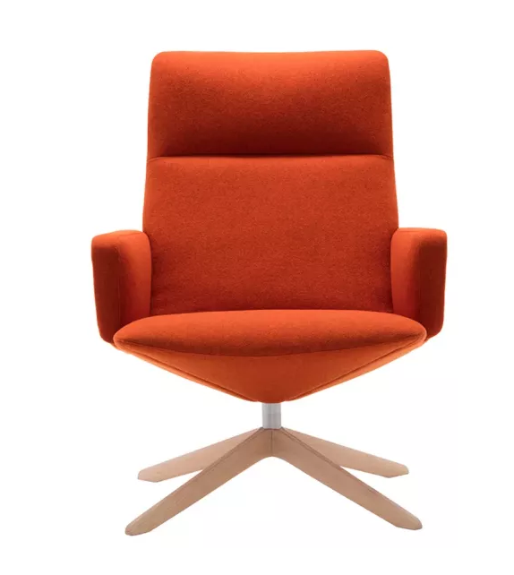 Capri Lounge Andreu World Poltrona Lounge Base Legno