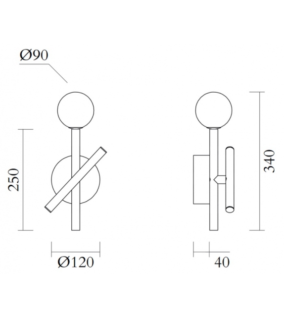 Tube and Globe Atelier Areti Applique