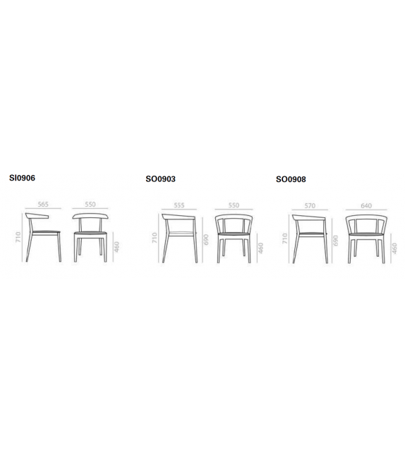 Carola Andreu World Upholstered Seat Chair