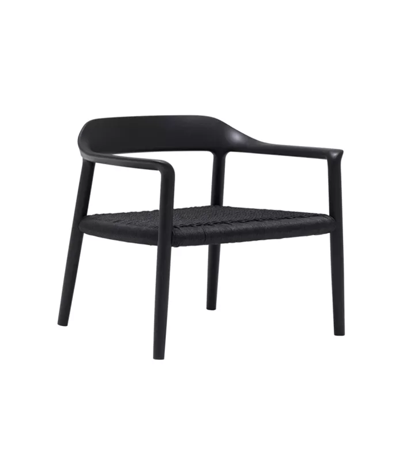 Liceo Andreu World Lounge Chair de Asiento Tejida