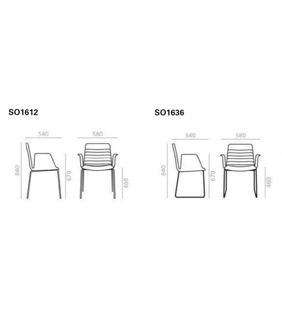 Flex Andreu World Butaca con 4 Patas