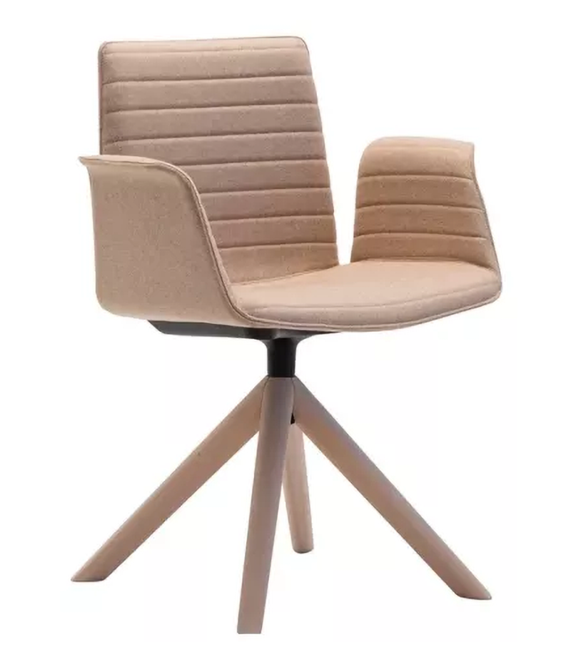 Flex Andreu World Sessel mit Untergestell aus Buche