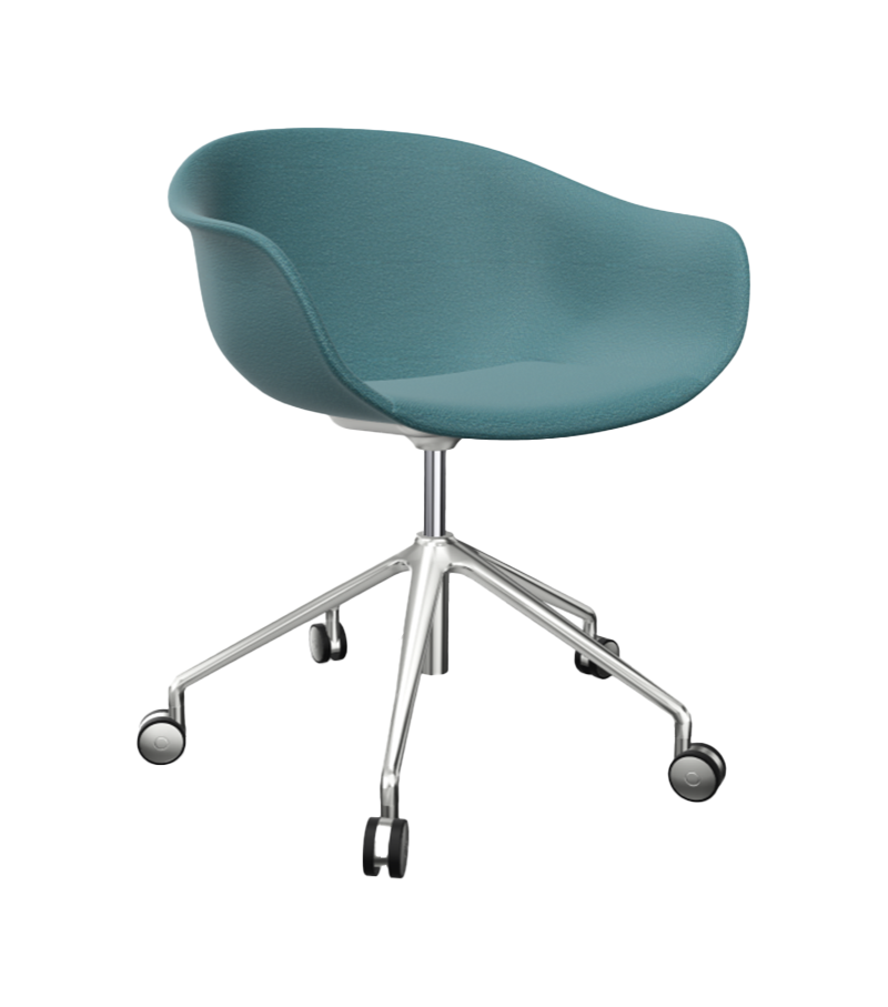 Next Andreu World Poltrona Girevole Rivestita