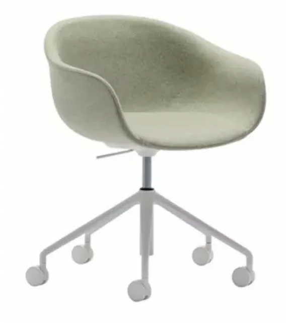 Next Andreu World Poltrona Girevole Rivestita