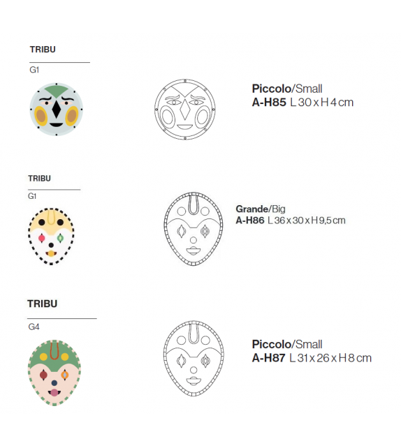 Prêt pour l'expédition - Tribu Sculpture Bosa