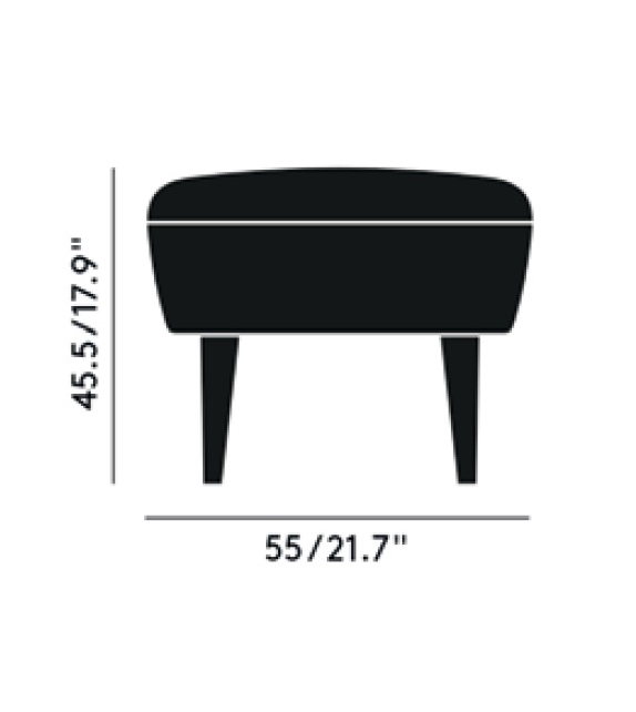 Tom Dixon Ottoman Wingback