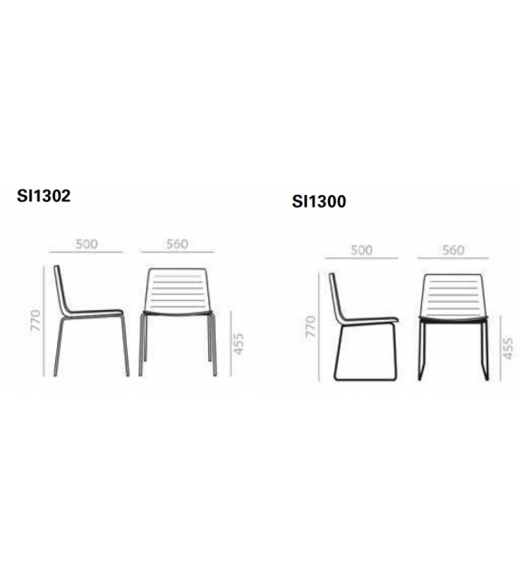 Flex Andreu World Chaise Rembourrée