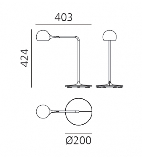Demetra Artemide Table Lamp