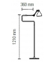 N°411 DCW Éditions-Lampe Gras Floor Lamp