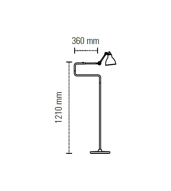 N°411 DCW Éditions-Lampe Gras Lampada da Terra