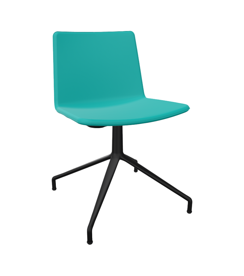 Flex Chair Andreu World Sedia Girevole Rivestita