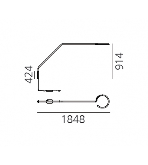 Vine Light L Artemide Lampada Parete