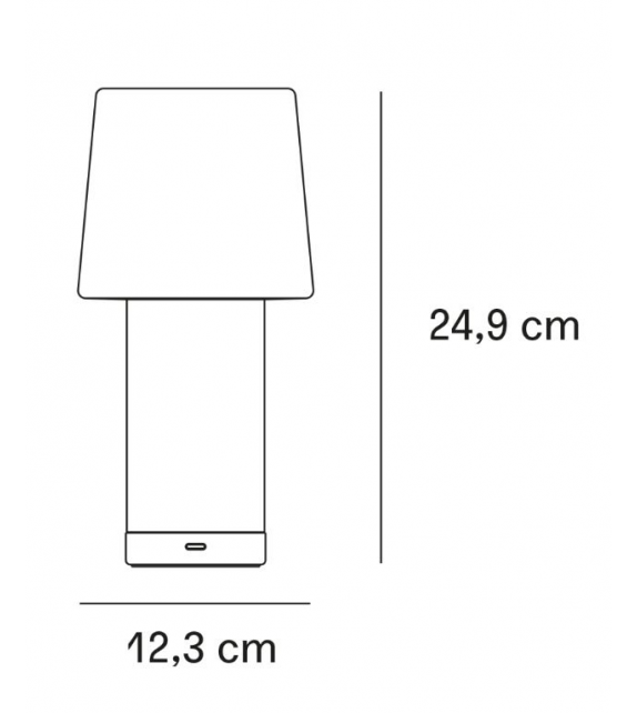 Cameo Fontana Arte Lampe de Table