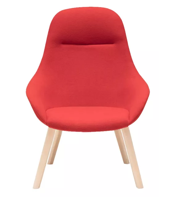 Next Lounge Andreu World Silla Lounge Base de Madera