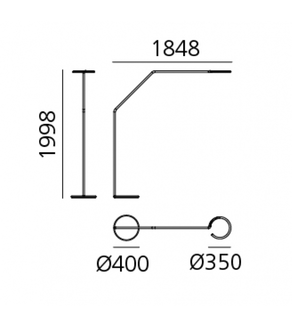 Stellar Nebula Artemide Floor Lamp