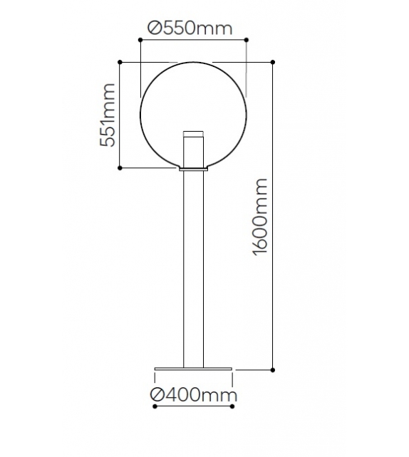 Phenomena Large Ball Bomma Stehleuchte